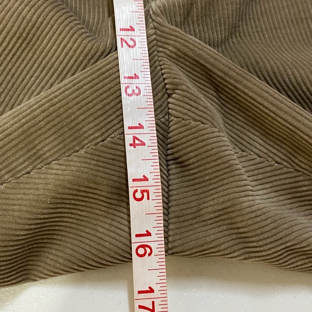 Vtg 80s Haggar Casuals Trousers Mens 40x25 Khaki Tan Wide Wale Corduroy Heritage - Picture 13 of 16
